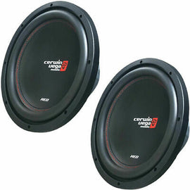 2 Cerwin Vega XED10V2 XED10 1000 Watts 10 Inch Single 4 Ohm Car Audio SUB