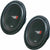 2 Cerwin Vega XED10V2 XED10 1000 Watts 10 Inch Single 4 Ohm Car Audio SUB