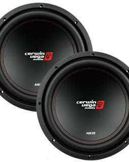 2 Cerwin Vega XED12V2 <br/>XED-Series 1000W 12" SVC 4-OHM Car Audio Subwoofer Woofer