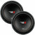 2 Cerwin Vega XED12V2 1000W 12" SVC 2-OHM Car Audio Subwoofer Woofer