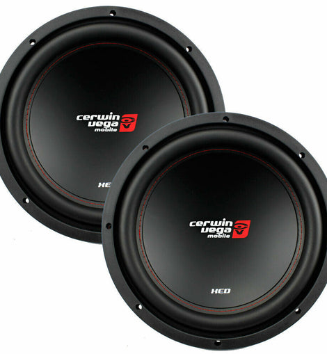 2 Cerwin Vega XED12V2 1000W 12