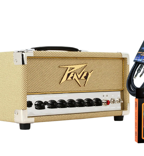 Peavey Classic 20 Mini 20-watt Tube Head+ Free Mr Dj Instrument Cable+Phone Holder
