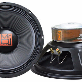 Mr. Dj COMDW3000 15 Inches Pro PA DJ Black Raw Woofer Subwoofer