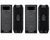 2 MR DJ COMSD15 Dual 15" Professional Passive PA Speaker 5000W