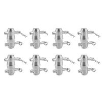 MR TRUSS TDCC30-8 8 Pack Double-Ended Conical Coupler for 50mm Stage Lighting & Square Truss Systems