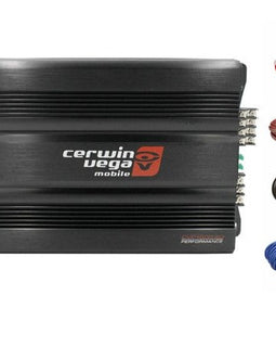 Cerwin Vega CVP1600.4D 1600W 4-Ch + 2 Pioneer TS-G1620 6.5" Speaker + Amp Kit + Mobile Bracket & Tape