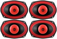 4 Cerwin Vega CVPX69 CVPX Series 6"x9" 2-Way Full Range Speaker w/Horn Tweeter