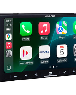 Alpine ILX-W770 7" Wireless Apple CarPlay Android Auto & 6.5" Component & Caxil Speakers, Mobile Holder, Tape