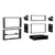 Metra 99-5824CH Single/Double DIN Charcoal Dash Installation Kit - Compatible Fits for Ford Transit Connect 2010-2012
