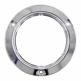 Heise Trailer HE-TRM103 Stainless Flange for Round Trailer Lights - 4 Inch