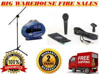 Peavey PVI100 1/4" Wired Dynamic Cardioid Microphone +Mic Clip+Cable+Mic Stand