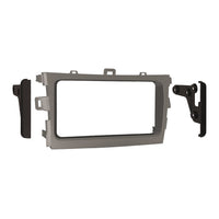 Metra 95-8223 Double DIN Silver Installation Kit - Compatible Fits for Toyota Corolla 2009-2013