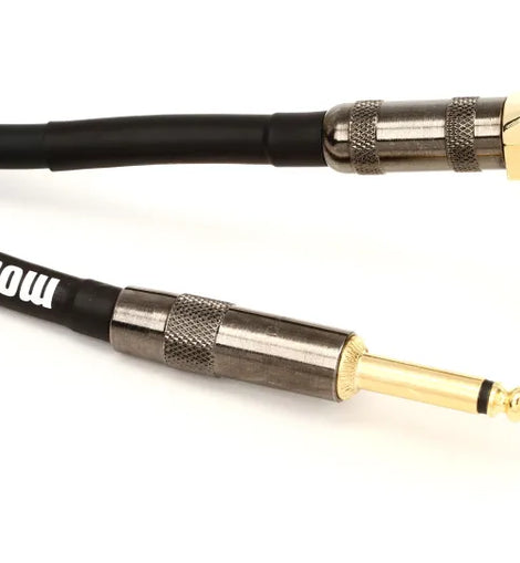 Mogami PLATINUM GUITAR-06R Straight to Right Angle Instrument Cable - 6 foot