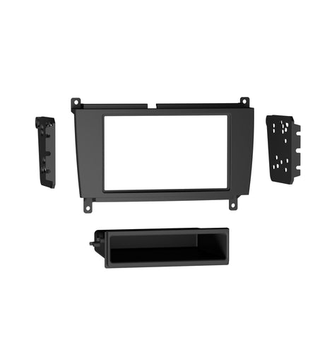 Metra 99-8724B Single/Double-DIN Car Stereo Dash Kit - Compatible Fits for Mercedes Benz CLK Class 2005-2009