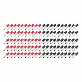 Tsunami TSX-1618GA-FERR 100-Piece Red and Black 16/18GA Ferrules - Refill Pack