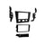 Metra 99-7806B Single/Double-DIN Car Stereo Dash Kit - Compatible Fits for Acura RL 1996-2003 (without Factory Navigation)