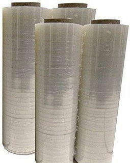 18" X 1100FT 4 ROLLS x80 Gauge DURABLE Pallet Wrap Stretch Film Shrink Hand WRAP