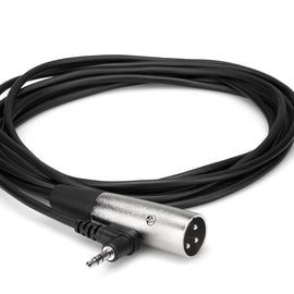 Hosa XVM-105M Microphone Cable, Right-angle 3.5 mm TRS to XLR3M - 5 Feet