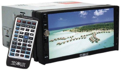 Absolute DD-3000ABT 7-Inch Double Din Multimedia DVD Player Receiver with Touch