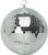 8" Mirror Balls Silver Covered with Tiny Mirrored Squares
