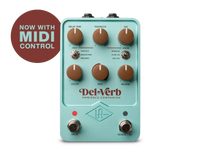 Universal Audio UA-DEL-VERB-U Del-Verb Ambience Companion Reverb and Delay Pedal