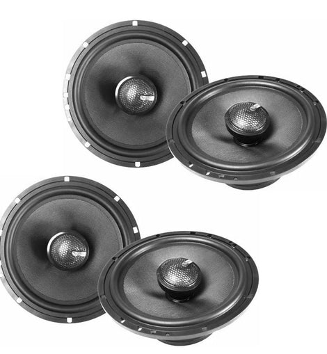 2 Diamond Audio DES652 6.5“ 2-Way Coaxial Speaker with 25mm Aluminum Dome Tweeter