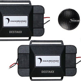 Diamond Audio DESTAK 1"(25mm) Add-on Aluminum Dome Tweeter Kit with Crossover