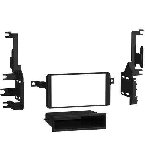Metra 99-8268 Single/Double-DIN Car Stereo Dash Kit Compatible Fits Toyota Highlander without Navigation 2001-2007 / Sequoia 200