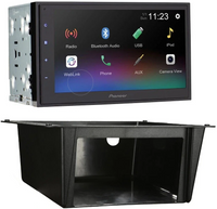 Pioneer DMH-342EX 6.8" Bluetooth Double DIN Radio & Universal Mount Kit