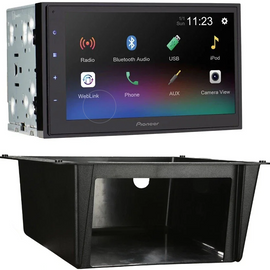 Pioneer DMH-342EX 6.8" Bluetooth Double DIN Radio & Universal Mount Kit