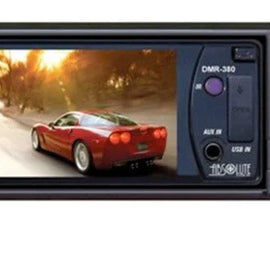 Absolute DMR-380BTAD 3.5" Car Stereo DVD/CD/MP3/AM/FM Player & Alpine SXE-1726S 6.5" Speakers
