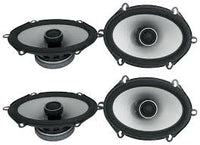 2 Alpine S2-S68 460W 6x8" 5x7" 2-Way Coaxial Car Speakers