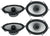 2 Alpine S2-S68 460W 6x8" 5x7" 2-Way Coaxial Car Speakers