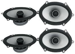 2 Alpine S2-S68 Car Speaker 460W 6x8" 5x7" Type-S 2-Way Coaxial Car Speakers