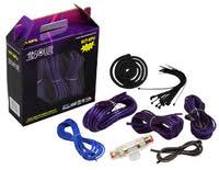 Absolute KIT8PU 1000 Watts 8 Gauge Complete Amplifier Installation Kit Purple Color