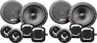 2 Pair MB Quart DS2-216 Discus 6.5 Inch Component Speaker System
