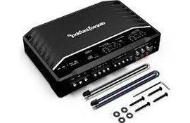 Rockford Fosgate R-300X4 300W 4-Channel Class D Amplifier + 4 Gauge Amp Kit