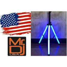 MR DJ SS700LED Color Stand Universal Color-Changing Stand LED Speaker Stand Tripod Telescoping Remote Control