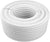 MR DJ DSLT38WH 100' 3/8" 10mm White Split Wire Loom Conduit Tubing Sleeve Tube