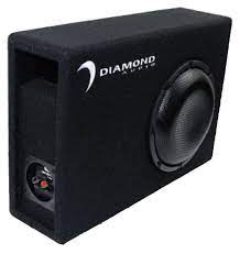 Diamond Audio DESMB10A 10" 2 Ohm 400W RMS Power Handling Slot Vented Active Subwoofer Enclosure