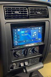 Metra 95-6541 Matte Black Double DIN Stereo Dash Kit for 2003-2006 Jeep Wrangler