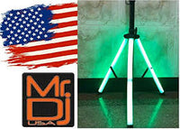 MR DJ SS700LED Color Stand Universal Color-Changing Stand LED Speaker Stand Tripod Telescoping Remote Control