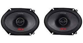 Alpine SPR-68 <br/> 600W Max (200W RMS) 6" x 8" R-Type 2-way car speakers  fits 5"x7" and 6"x8" openings