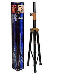 2 Mr Dj Heavy Duty Deluxe Pro Audio Tripod DJ PA Speaker Stands Extend to 7 feet