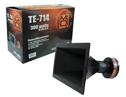 MR DJ TE-714 7"x14" 300W PRO Audio PA/DJ Wide Screw-ON Type PIEZO Horn Tweeter