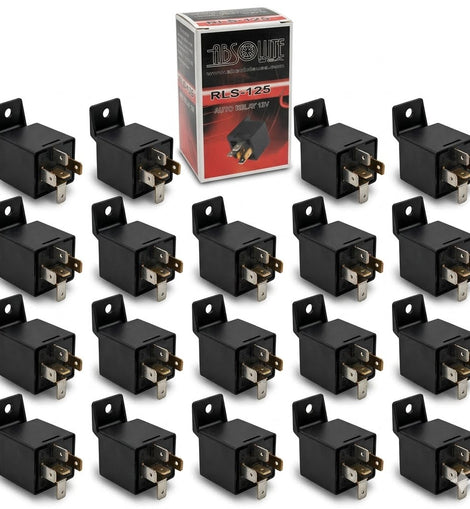 Absolute USA RLS125-20 SPDT 30/40A 12 VCD Automotive Relay 20 Pack