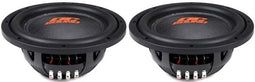 2 DC Sound DSW2500 12" Shallow-Mount Fiber Glass Subwoofer 2500W DVC 4-Ohm