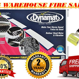 Dynamat 10455 Xtreme Bulk Pack 36 SQ FT (9 Sheets) Sound/Vibration Damping for an Entire Car + Roller