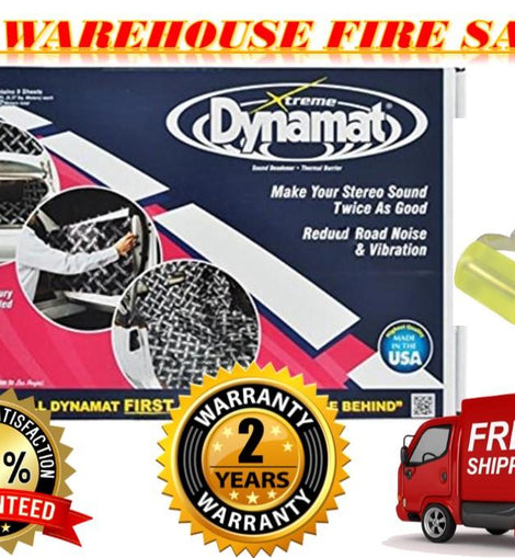 Dynamat 10455 Xtreme Bulk Pack 36 SQ FT (9 Sheets) Sound/Vibration Damping for an Entire Car + Roller