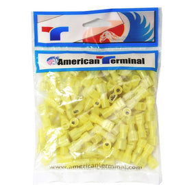 American Terminal E-FFY250N-100 12/10-Gauge Economy Nylon Fully-Insulated Female Quick Disconnects